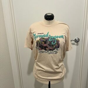 Unique Vintagw Disney Mermaid Lagoon Graphic T-Shirt